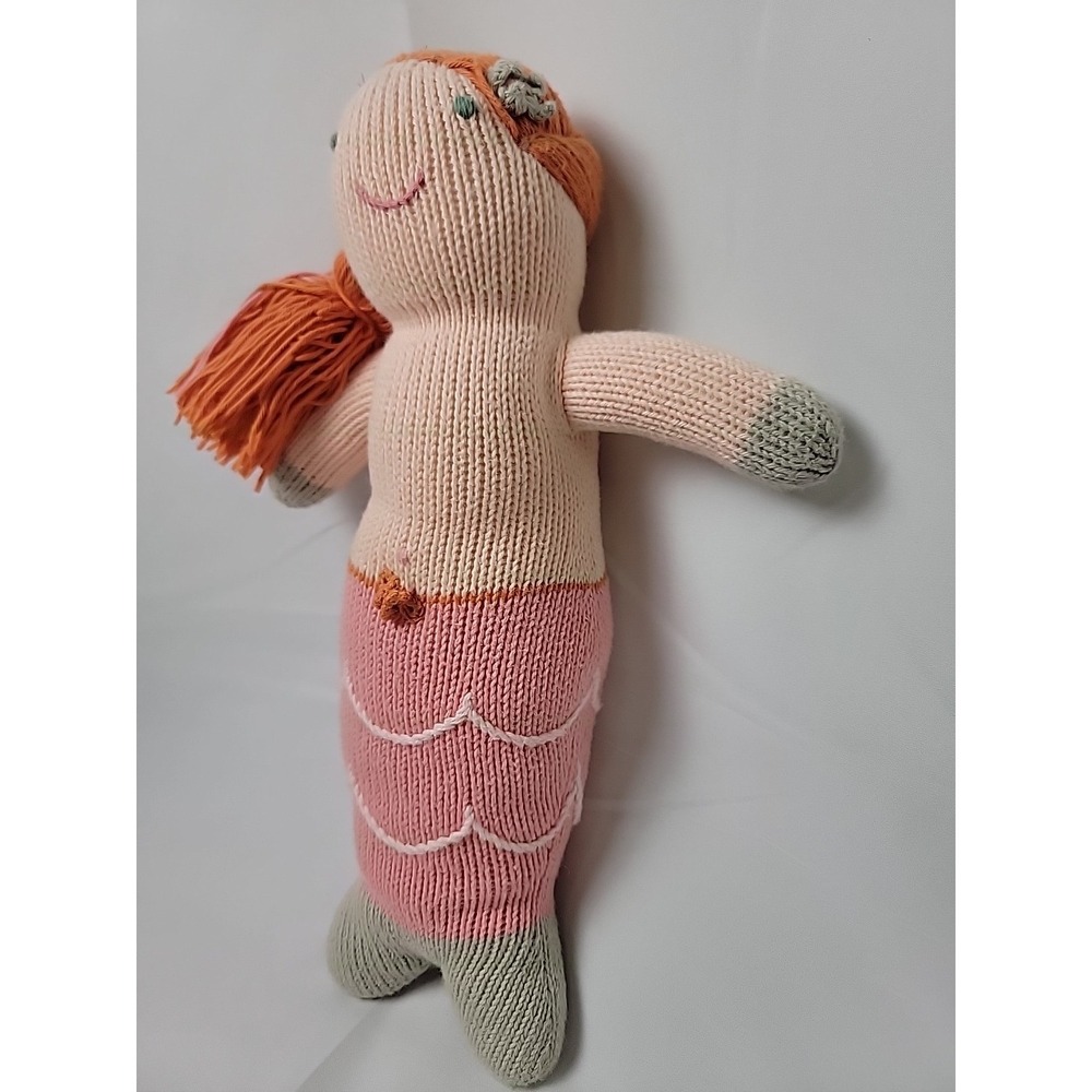 Blabla Kids Hand-knit 14 Melody Mermaid Doll Yarn Hair toys stuffy plush collect - Picture 2 of 7